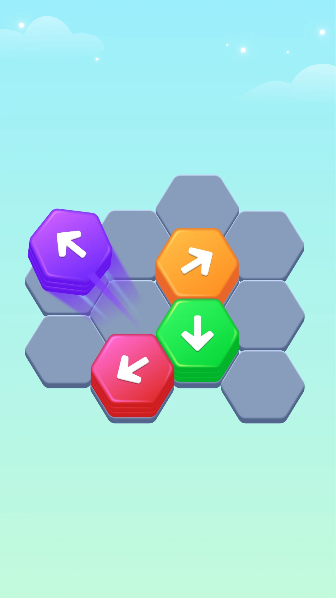 Hexa Tap Away Puzzle screenshot