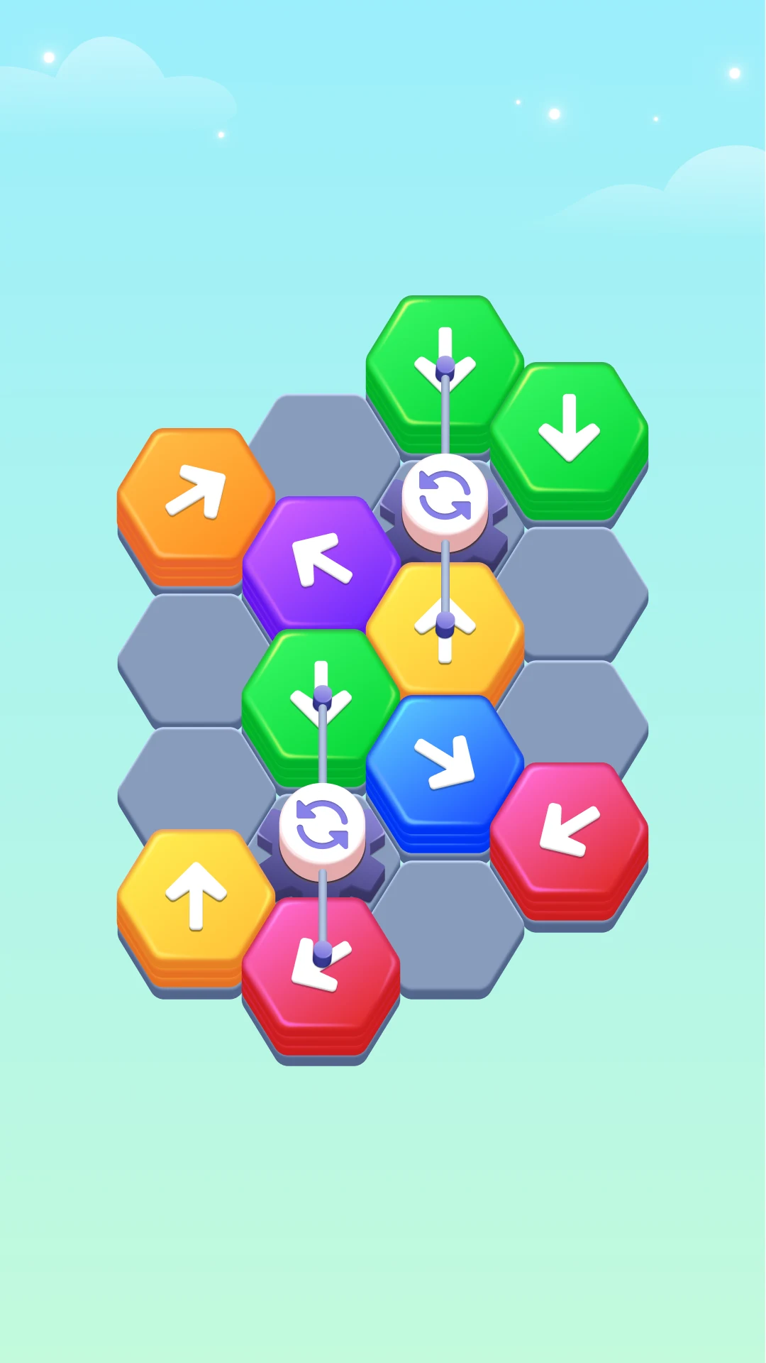 Hexa Tap Away Puzzle screenshot